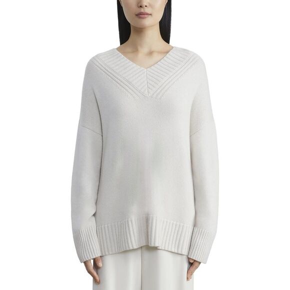 Lafayette 148 New York WomensPetite Deep V-Neck Sweater